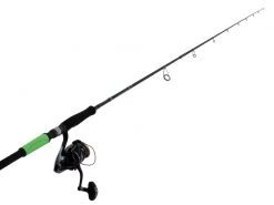 Shimano Sustain 4000XG And #KAOS Spinning Combo Lime Green 7ft 10-20lb 2pc