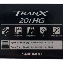 Shimano Tranx 201A-HG Lefthand Baitcast Reel -Shimano Sales Store 107186 3