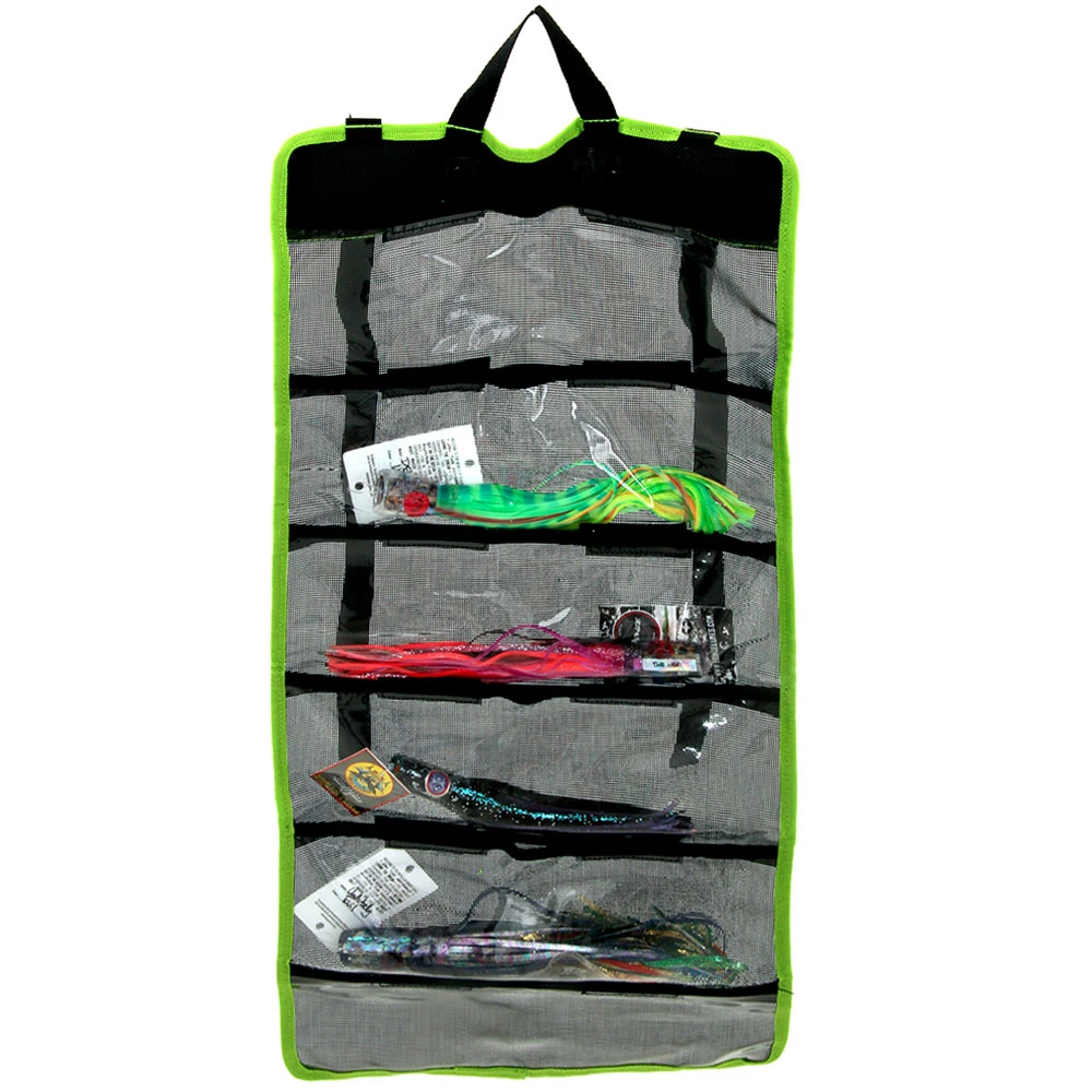 Shimano 6 Pocket Game Lure Wrap Black/Green 1 Shimano 6 Pocket Game Lure Wrap Black/Green