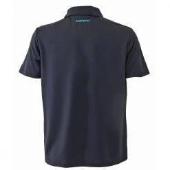 Shimano Sports Mens Polo Shirt With Pocket Black L