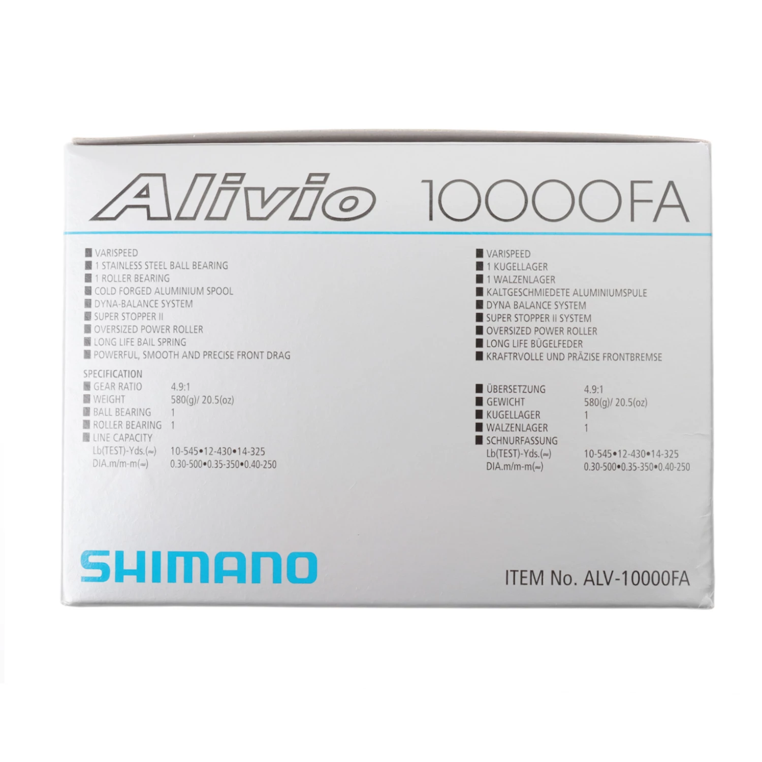 Shimano Alivio 10000 FA Reel 2 Shimano Alivio 10000 FA Reel - Image 2