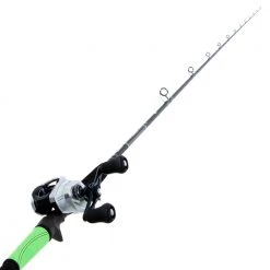 Shimano Tranx 200A-HG And #KAOS Baitcaster Combo 7ft 11in 40-70g 2pc Lime Green