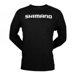 Shimano Game Time Mens Long Sleeve Shirt Black L