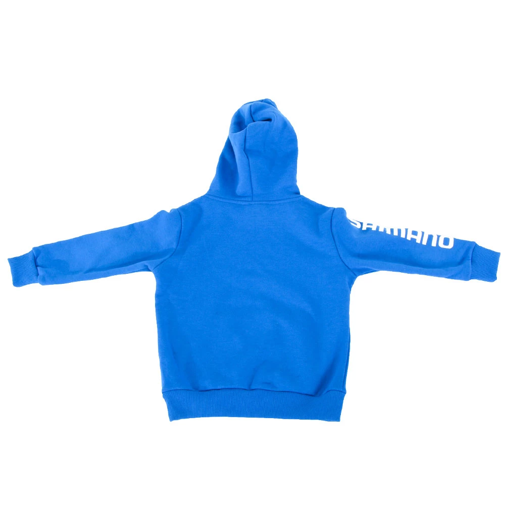 Shimano Corporate Kids Hoodie Blue Size 8 3 Shimano Corporate Kids Hoodie Blue Size 8 - Image 3
