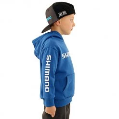 Shimano Corporate Kids Hoodie Blue Size 10 -Shimano Sales Store 130736 7 n y 3