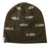 Shimano Knitted Kids Beanie Shark Green