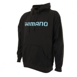 Shimano Performance Mens Hoodie Black Charcoal Size Small