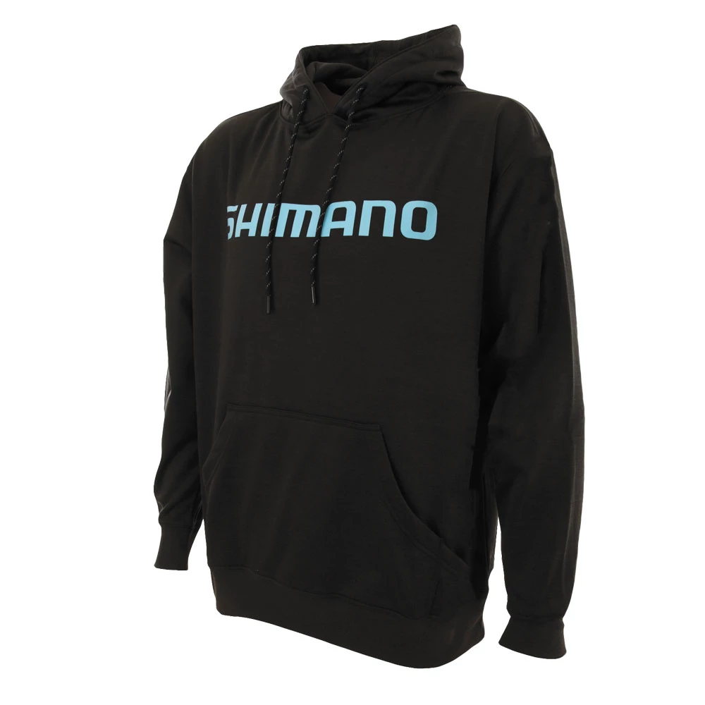 Shimano Performance Mens Hoodie Black Charcoal Size Small 1 Shimano Performance Mens Hoodie Black Charcoal Size Small