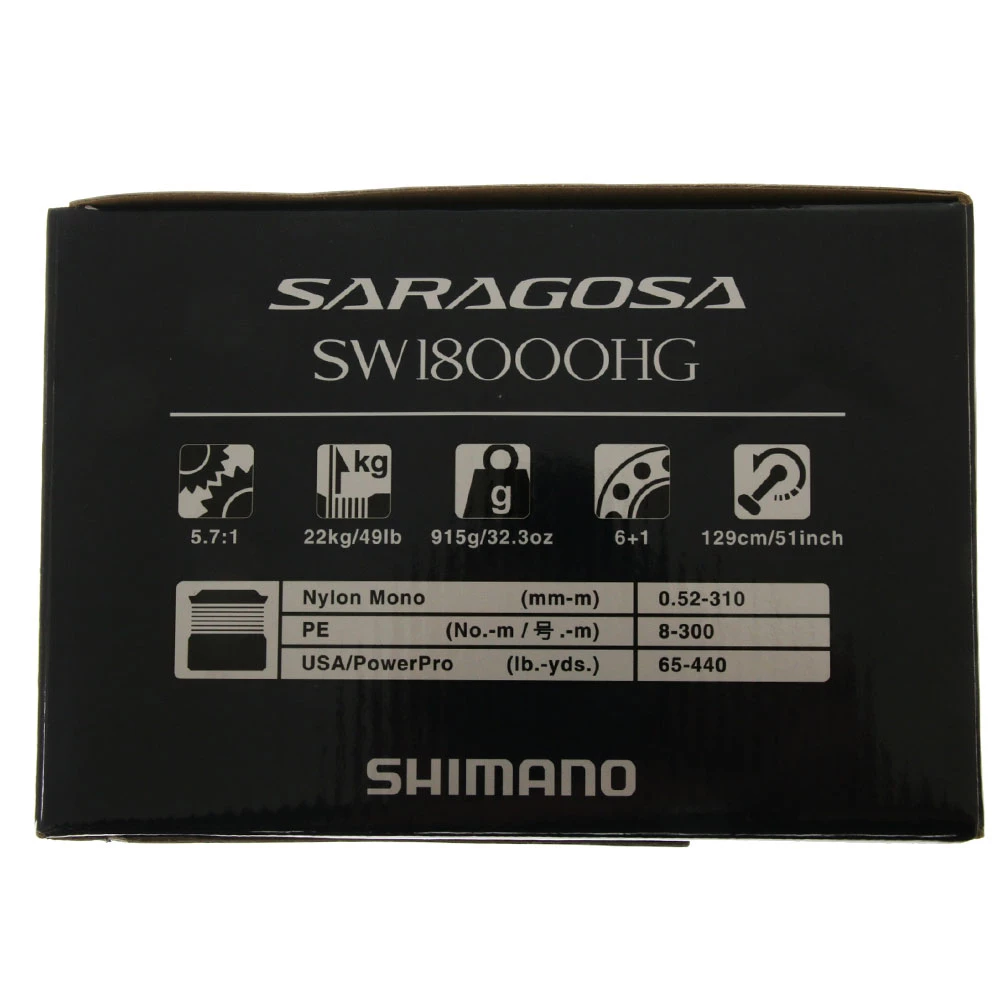 Shimano Saragosa 18000SW AHG Spinning Reel 2 Shimano Saragosa 18000SW AHG Spinning Reel - Image 2