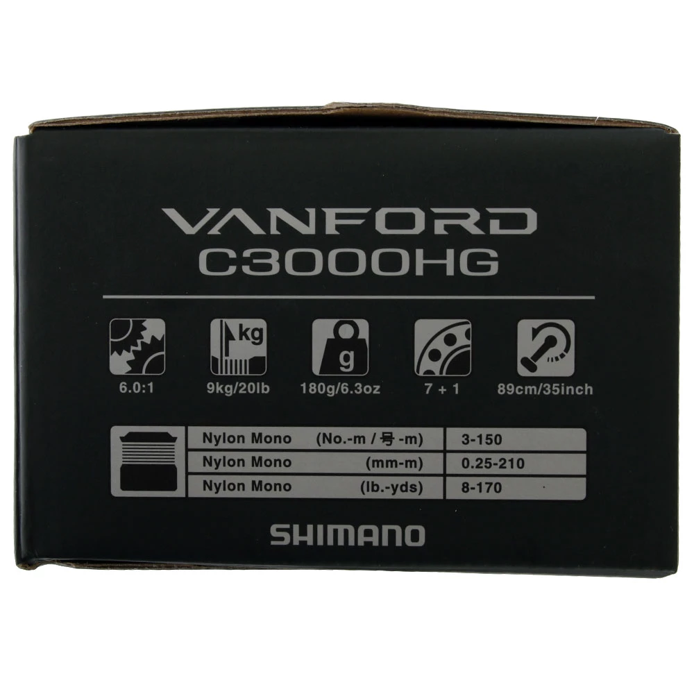 Shimano Vanford C3000 HG Spinning Reel 2 Shimano Vanford C3000 HG Spinning Reel - Image 2