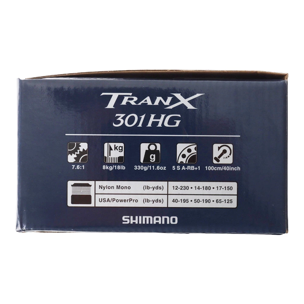 Shimano Tranx 301A-HG Lefthand Baitcaster Reel 2 Shimano Tranx 301A-HG Lefthand Baitcaster Reel - Image 2