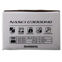 Shimano Nasci C3000HG FC Spinning Reel