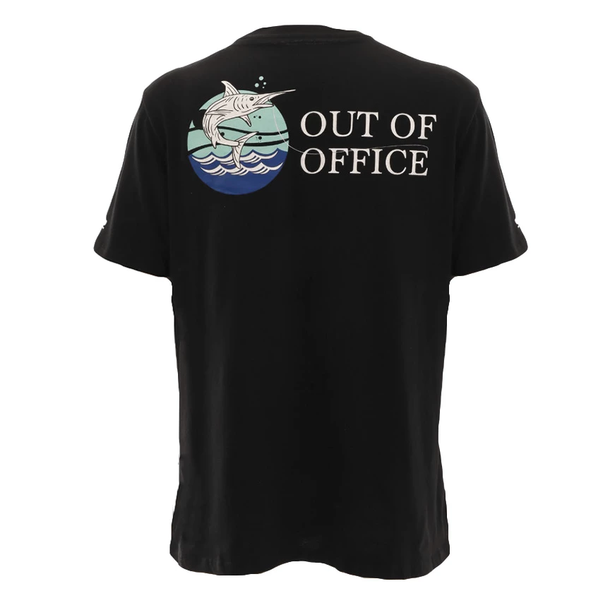 Shimano Out Of Office Mens T-Shirt Black 2 Shimano Out Of Office Mens T-Shirt Black - Image 2