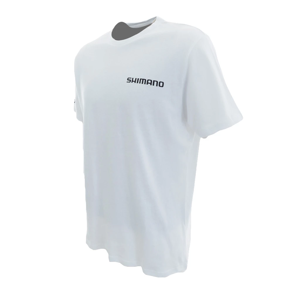 Shimano On The Drop Mens T-Shirt White 1 Shimano On The Drop Mens T-Shirt White