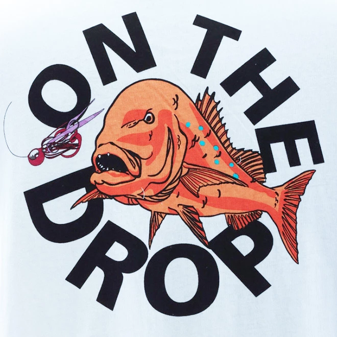 Shimano On The Drop Mens T-Shirt White 3 Shimano On The Drop Mens T-Shirt White - Image 3