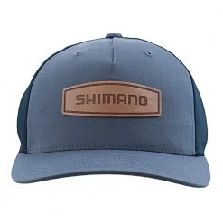 Shimano Leather Patch Cap Ombre Blue