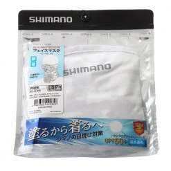 Shimano Sun Protection Neck Gaiter/Face Mask UPF50 White Camo