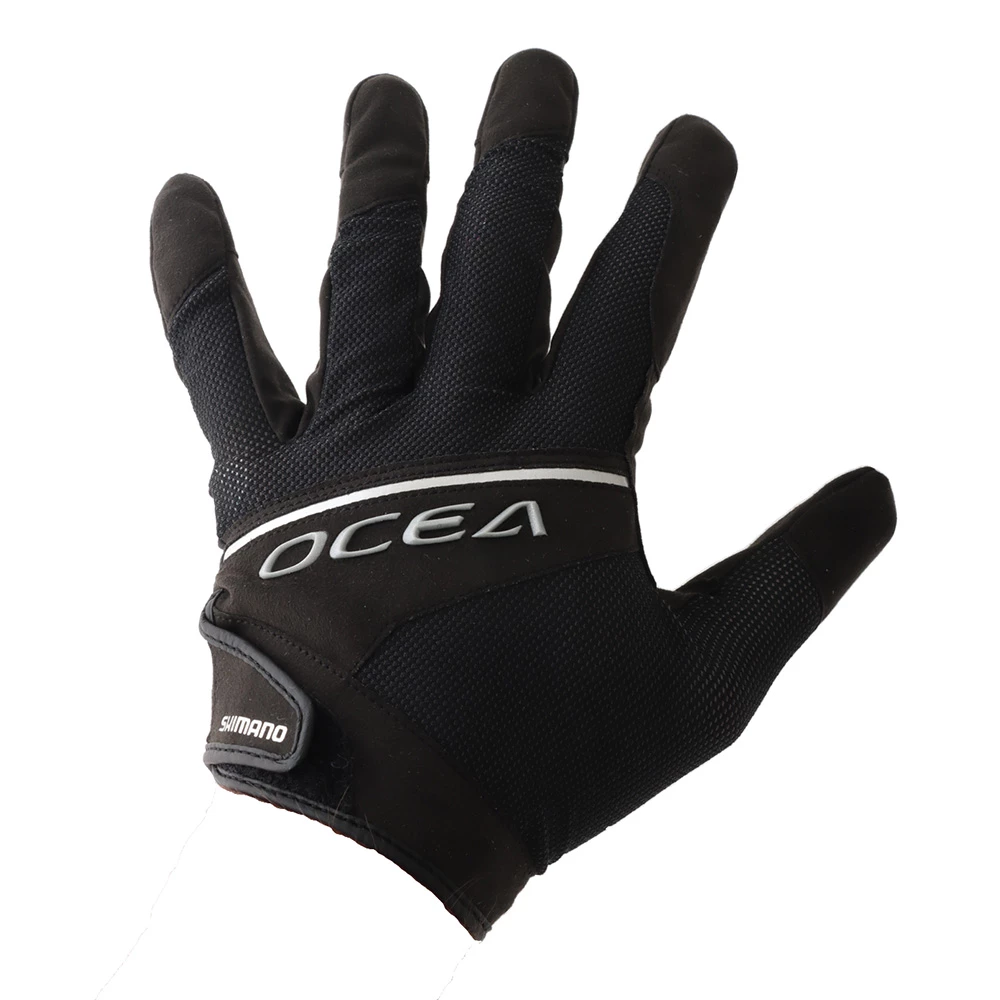 Shimano Ocea Stretch Jigging Gloves Black 2 Shimano Ocea Stretch Jigging Gloves Black - Image 2