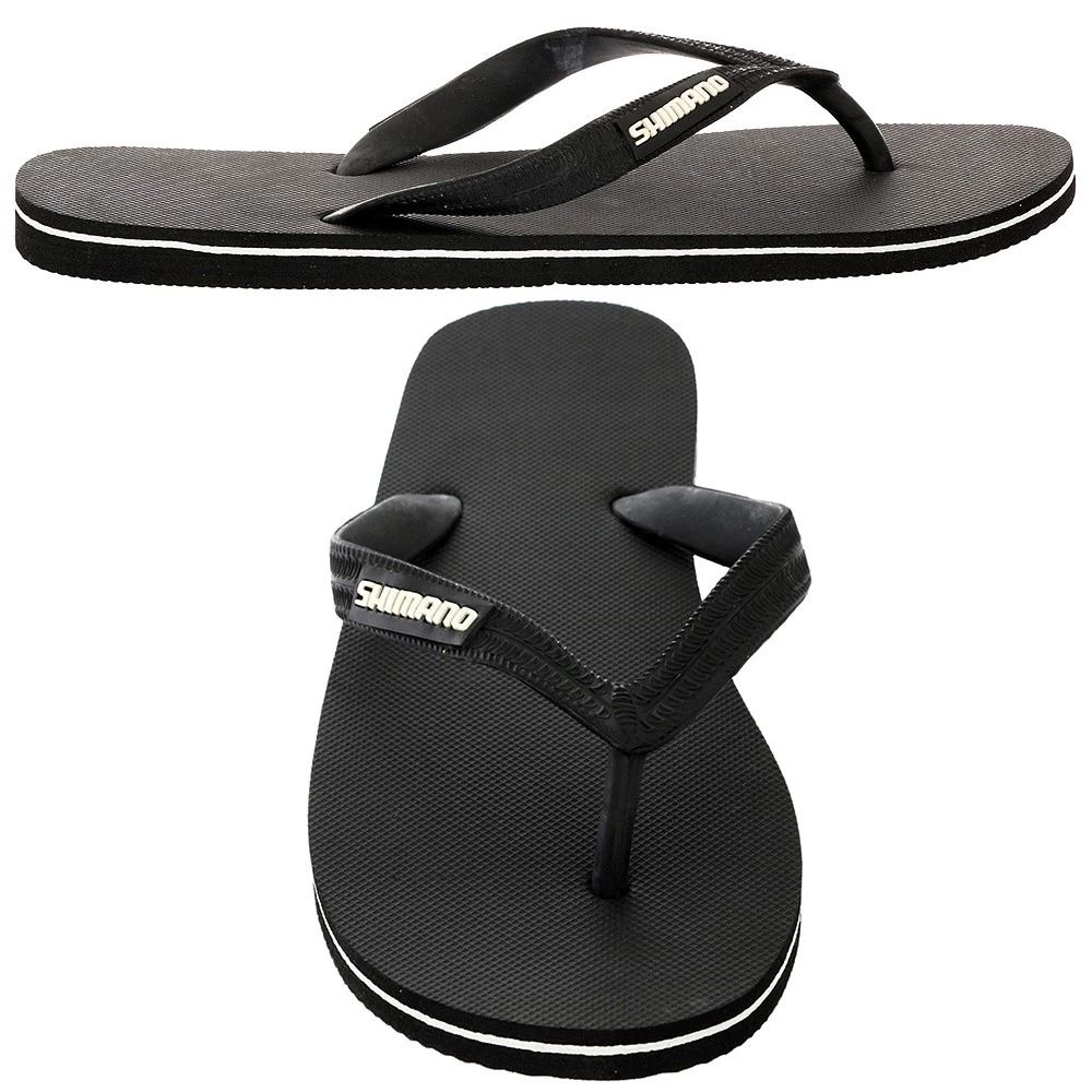 Shimano Jandals Black With Logo On Strap US7 2 Shimano Jandals Black With Logo On Strap US7 - Image 2