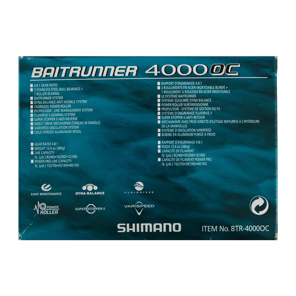 Shimano Baitrunner 4000 OC Reel 2 Shimano Baitrunner 4000 OC Reel - Image 2