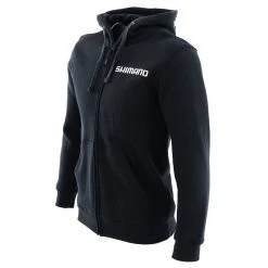 Shimano Charcoal Fleece Zip Up Hoodie Size M