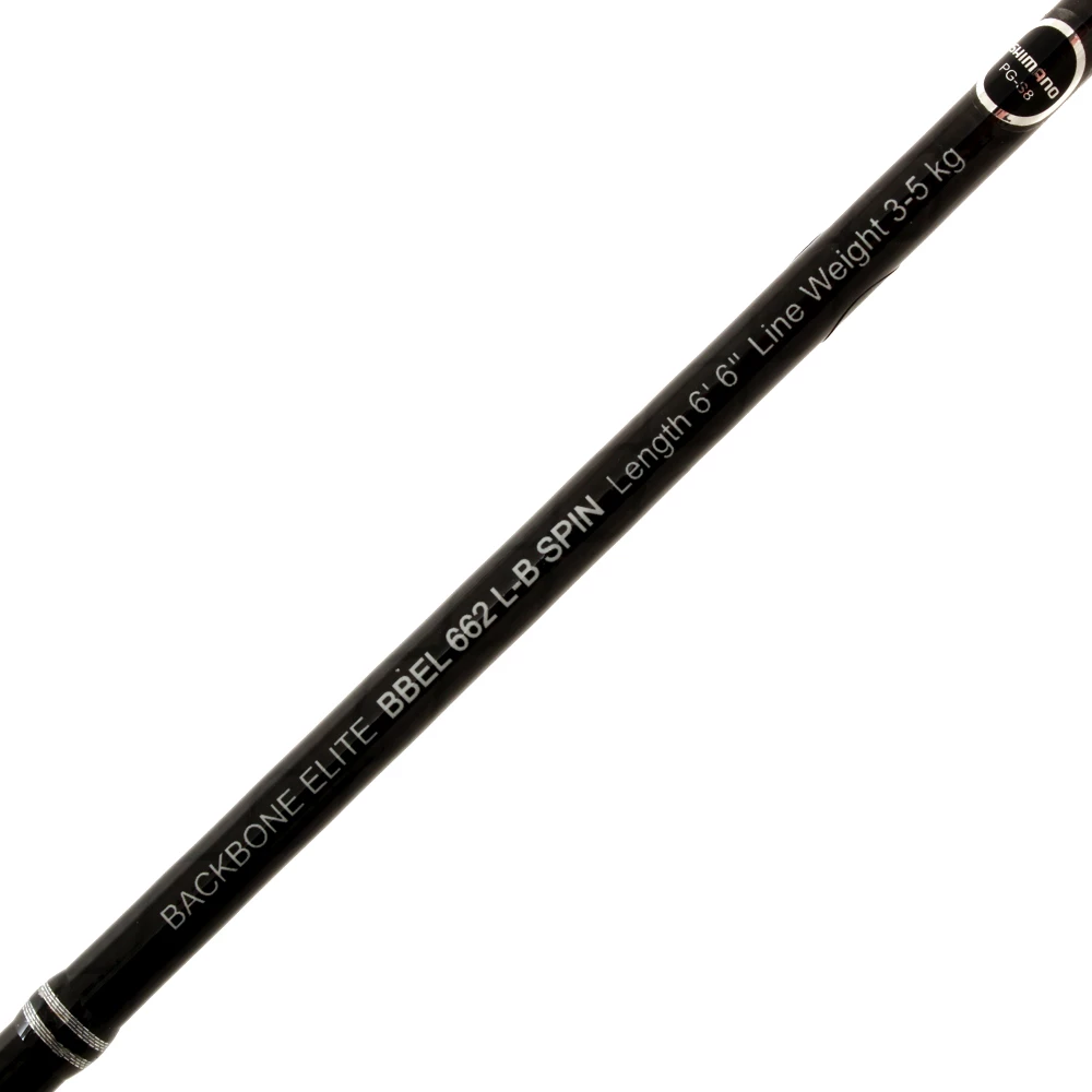 Shimano Backbone Elite Spinning Light Soft Bait / Micro Jig Rod 6ft 6in 3-5kg 2pc 4 Shimano Backbone Elite Spinning Light Soft Bait / Micro Jig Rod 6ft 6in 3-5kg 2pc - Image 4