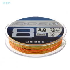 Shimano Ocea 8 Jigging Braid Multicolour 11 Shimano Ocea 8 Jigging Braid Multicolour -Shimano Sales Store 77982 1 pc 1