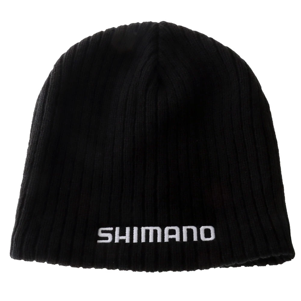 Shimano Knitted Fleece Beanie Black 1 Shimano Knitted Fleece Beanie Black