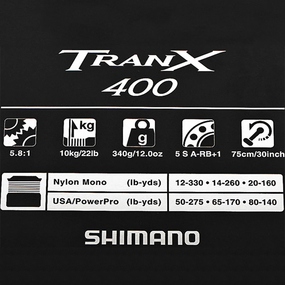 Shimano Tranx 400A Baitcaster Reel 2 Shimano Tranx 400A Baitcaster Reel - Image 2