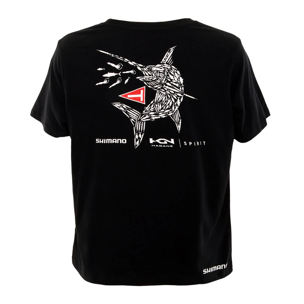 Shimano Lure'd In Swordfish T-Shirt Black S 2 Shimano Lure'd In Swordfish T-Shirt Black S - Image 2