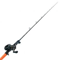 Shimano Curado 200HG K And #KAOS Baitcasting Combo Orange 7ft 7-28g 2pc