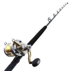 Shimano Talica II 25 Status Blue Water 2-Speed Bent Butt Game Combo 5ft 6in 24-37kg 2pc