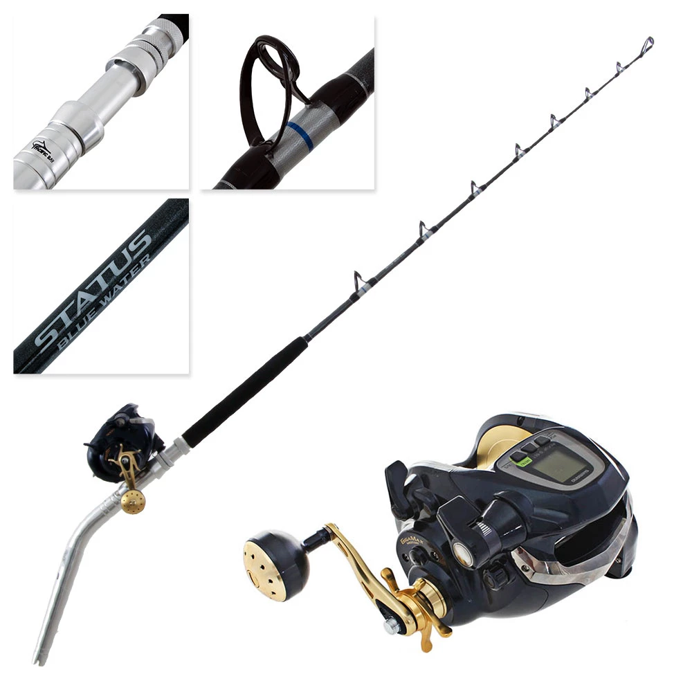 Shimano Beastmaster 9000A Status Blue Water Bent Butt Deepwater Electric Combo 5ft 6in 24-37kg 2pc 1 Shimano Beastmaster 9000A Status Blue Water Bent Butt Deepwater Electric Combo 5ft 6in 24-37kg 2pc