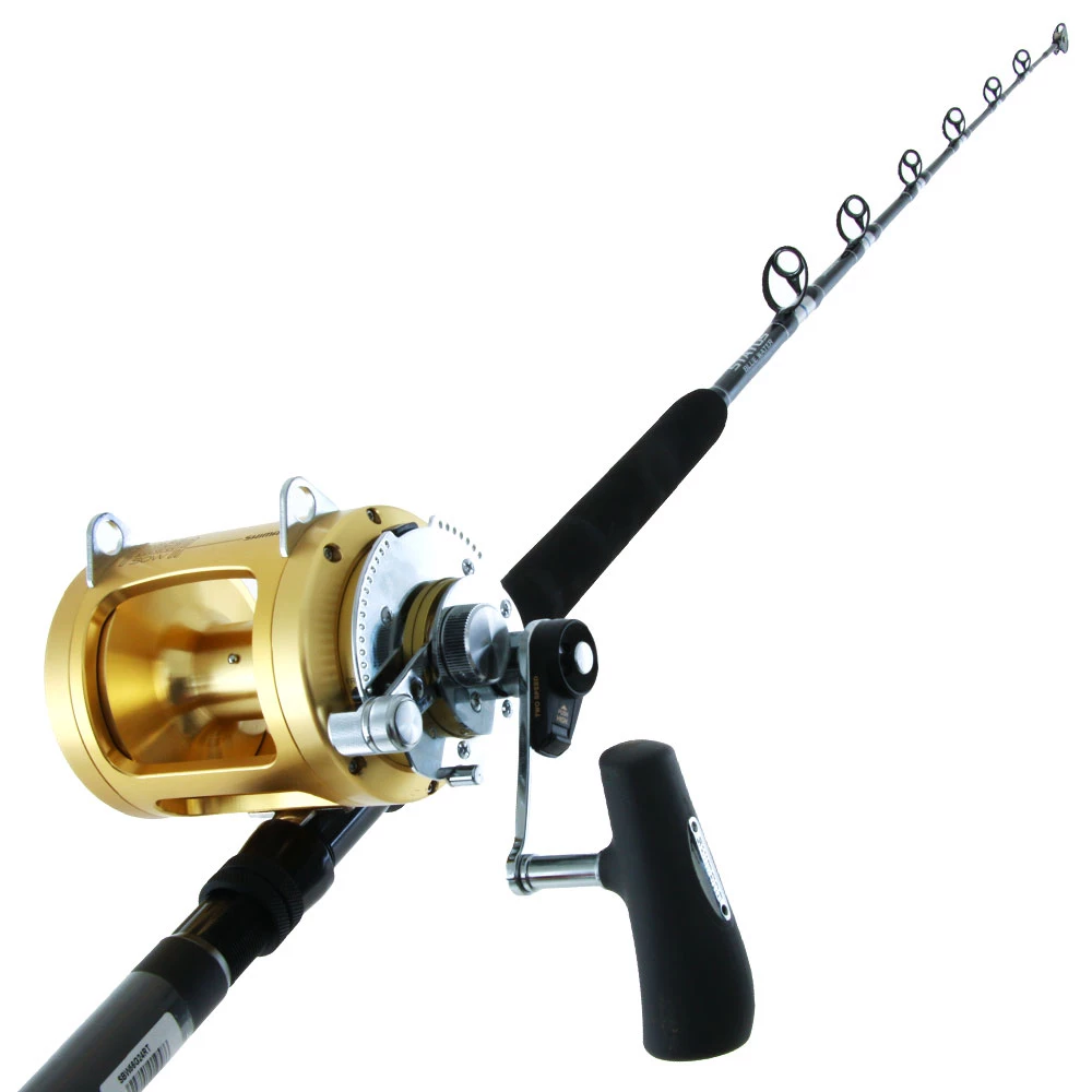 Shimano Tiagra 50 WA Status Blue Water Roller Tip Game Combo 5ft 6in 24kg 1pc 1 Shimano Tiagra 50 WA Status Blue Water Roller Tip Game Combo 5ft 6in 24kg 1pc
