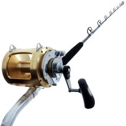 Shimano Tiagra 80 WA Status Blue Water DDM Bent Butt Game Combo 5ft 6in 24-37kg 2pc