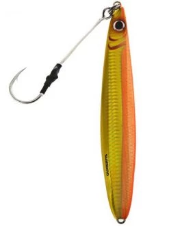 Shimano Butterfly Flat-Side Mechanical Jig Orange Gold 224g 7/0