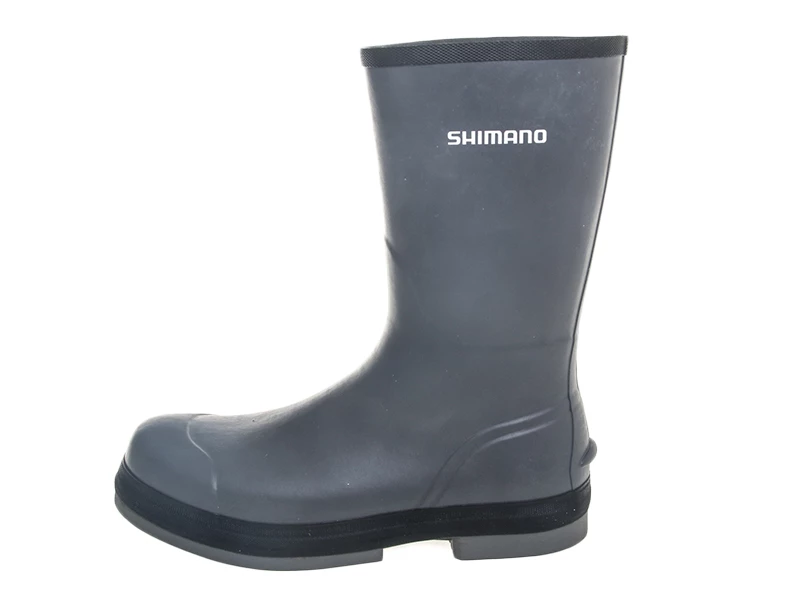 Shimano Evair Mens Rubber Boat Gumboots Grey US8 2 Shimano Evair Mens Rubber Boat Gumboots Grey US8 - Image 2