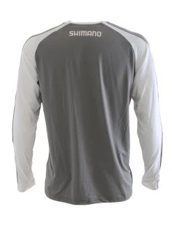 Shimano Technical Long Sleeve Shirt Grey/White S