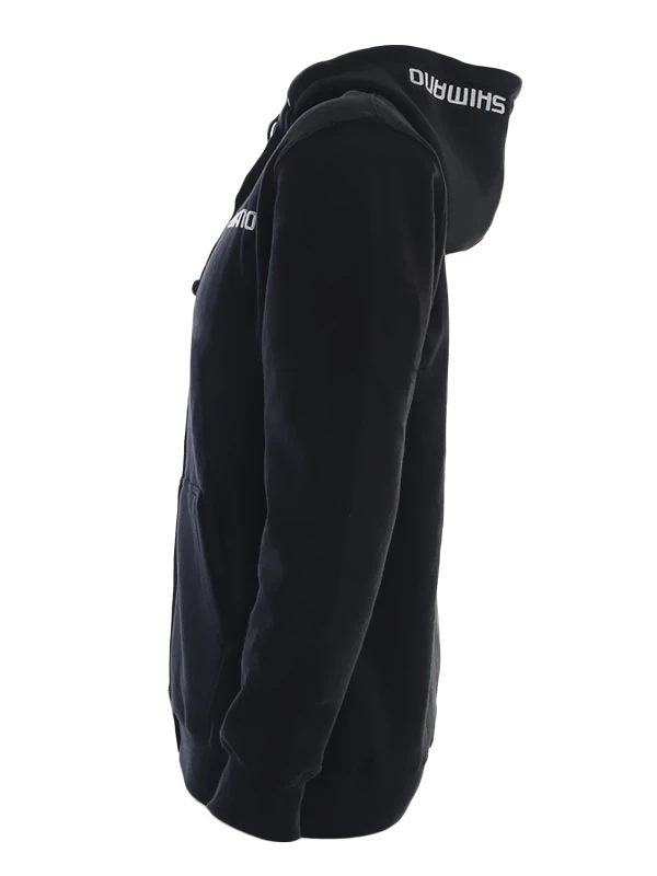 Shimano Black Zip-Up Fleece Hoodie S 1 Shimano Black Zip-Up Fleece Hoodie S