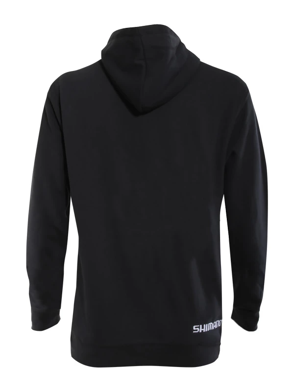 Shimano Charcoal Fleece Pullover Hoodie L 2 Shimano Charcoal Fleece Pullover Hoodie L - Image 2