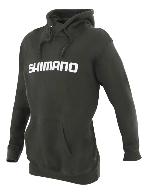 Shimano Fleece Hoodie Dark Khaki L 1 Shimano Fleece Hoodie Dark Khaki L