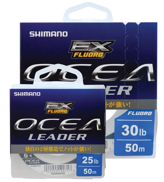 Shimano Ocea EX Fluorocarbon Leader 50m 50lb 1 Shimano Ocea EX Fluorocarbon Leader 50m 50lb