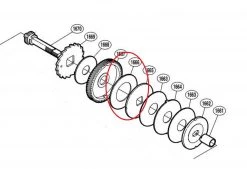 Shimano Trinidad TGT1666 Drag Washer