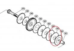 Shimano Trinidad TGT1663 Drag Washer