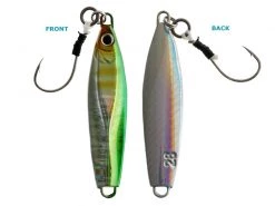 Shimano ColtSniper Flatfall Jig 28g 42T Silver Chartreuse