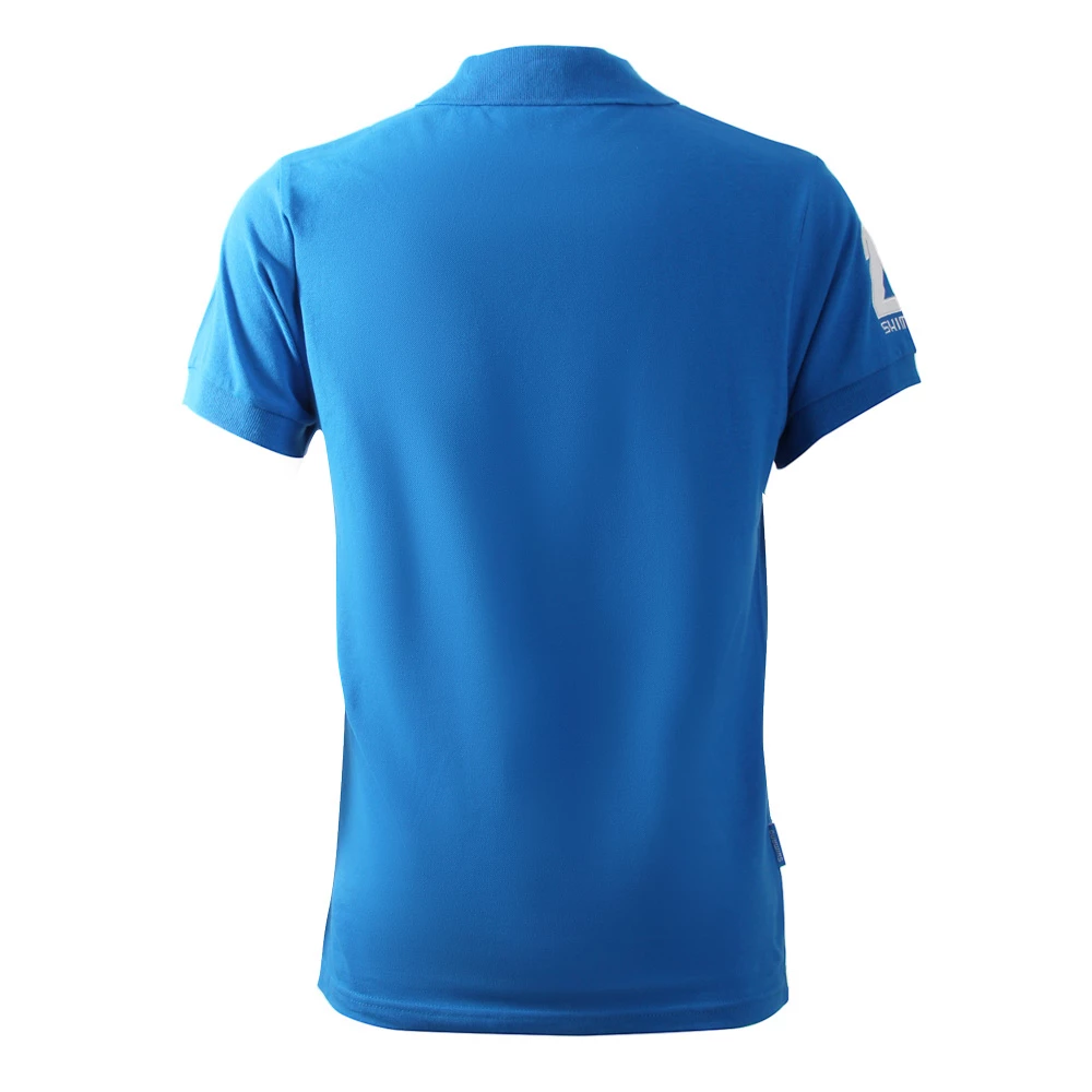Shimano Sports Polo Shirt Blue S 2 Shimano Sports Polo Shirt Blue S - Image 2