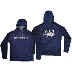 Shimano Yellowfin Hoodie Navy Blue